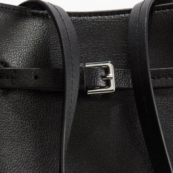 🚨 BLACK H&M TOTE W/ BELT BUCKLE DETAIL! - Picture 3 of 3